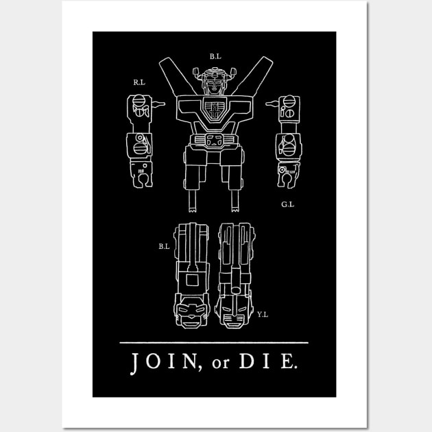 Join or Die Defender Wall Art by LiRoVi